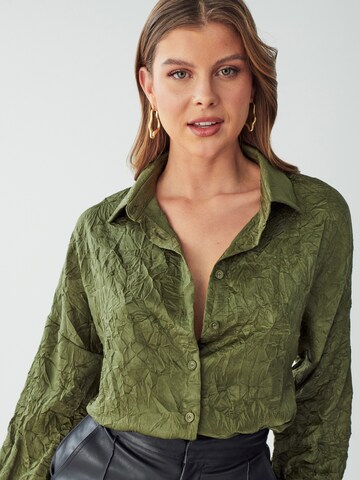 BWLDR Bluza 'ELIZABETH' | zelena barva
