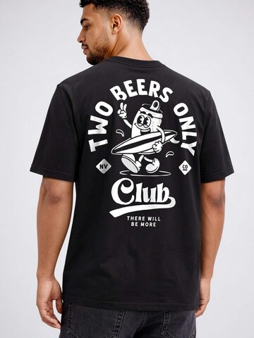 Neverless Shirt 'Two Beers only' in Black