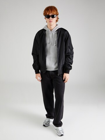 LEVI'S ® Regular Fit Sweatshirt 'Relaxed Graphic Hoodie' in Grau