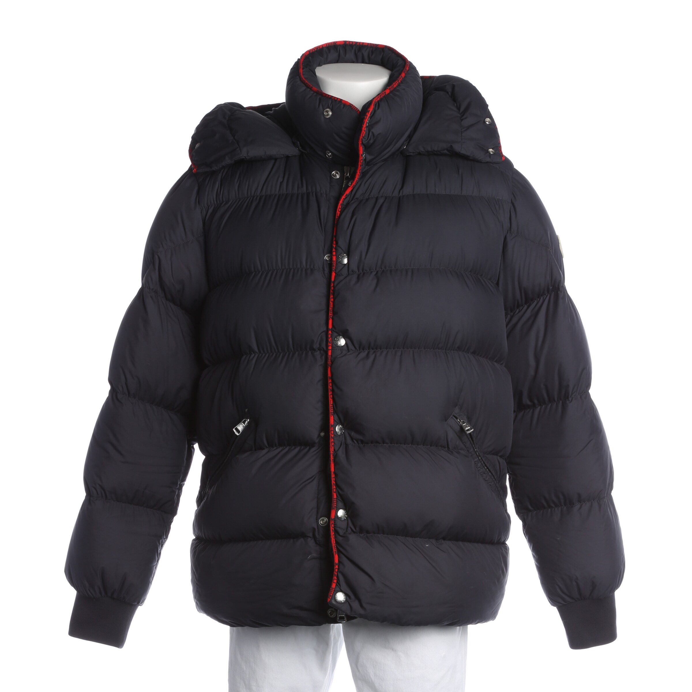 MONCLER Winterjacke / Wintermantel M-L in Blau: Vorderseite