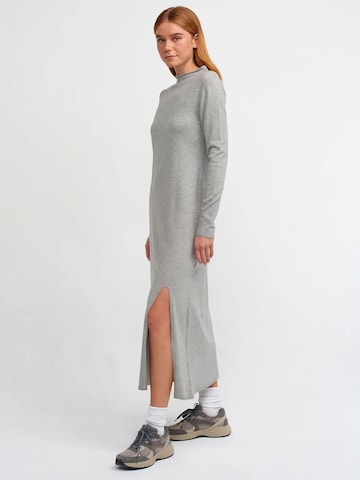 Dilvin Knit dress 'Midi' in Grey