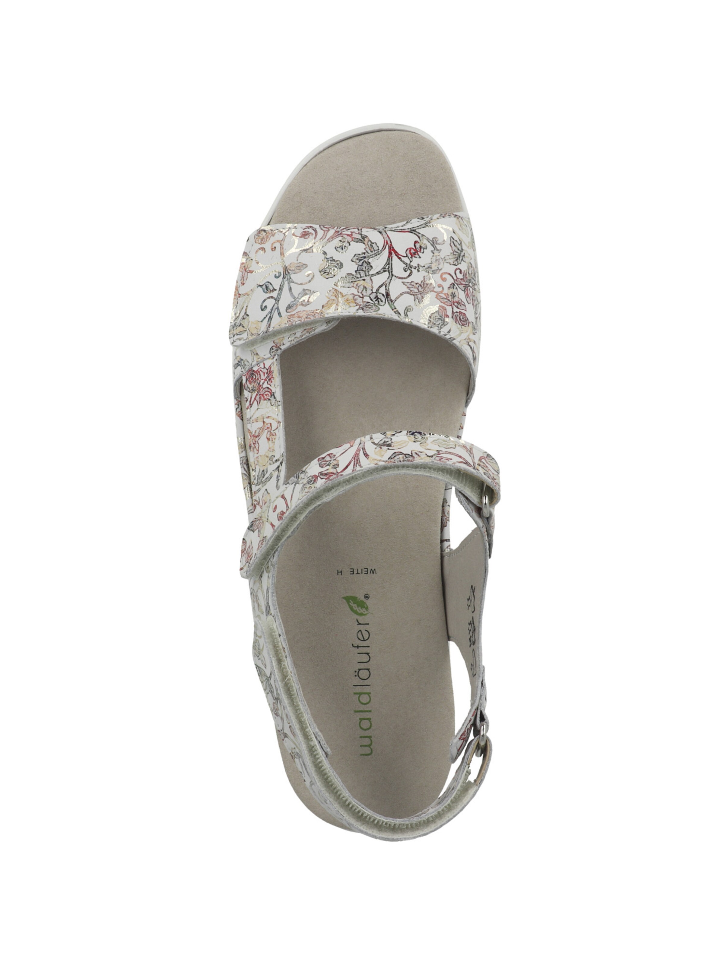 WALDLÄUFER Sandale in Weiß