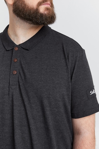 !Solid Poloshirt 'Trip' in Grau