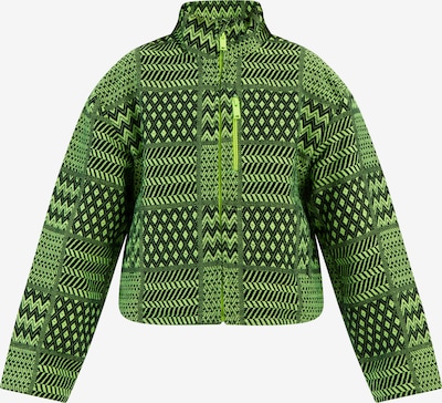 myMo KIDS Välikausitakki värissä neonvihreä / musta, Tuotenäkymä