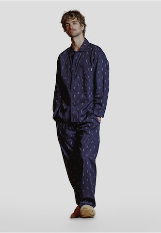 Pockies Pyjamabroek 'Ski Man' in Blauw: voorkant