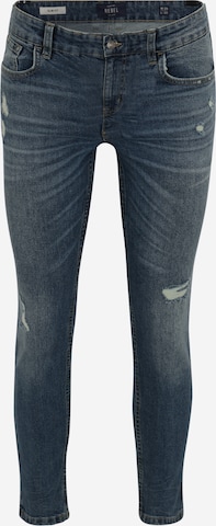 Redefined Rebel Skinny Jeans 'Stockholm' i blå: framsida