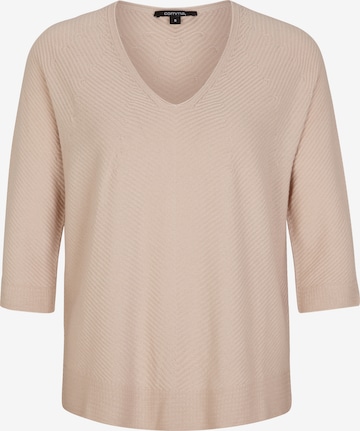 COMMA Loosefit Pullover in Beige: predná strana