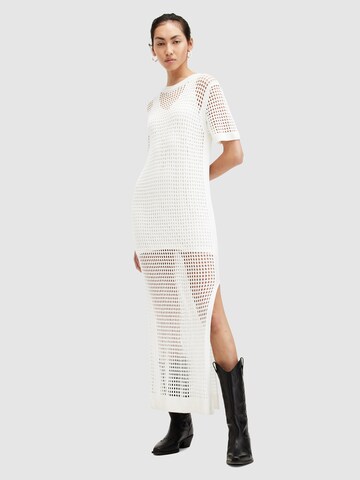 Robes en maille 'PALOMA' AllSaints en blanc : devant