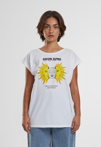 T-shirt 'Moon Song' Merchcode en blanc : devant