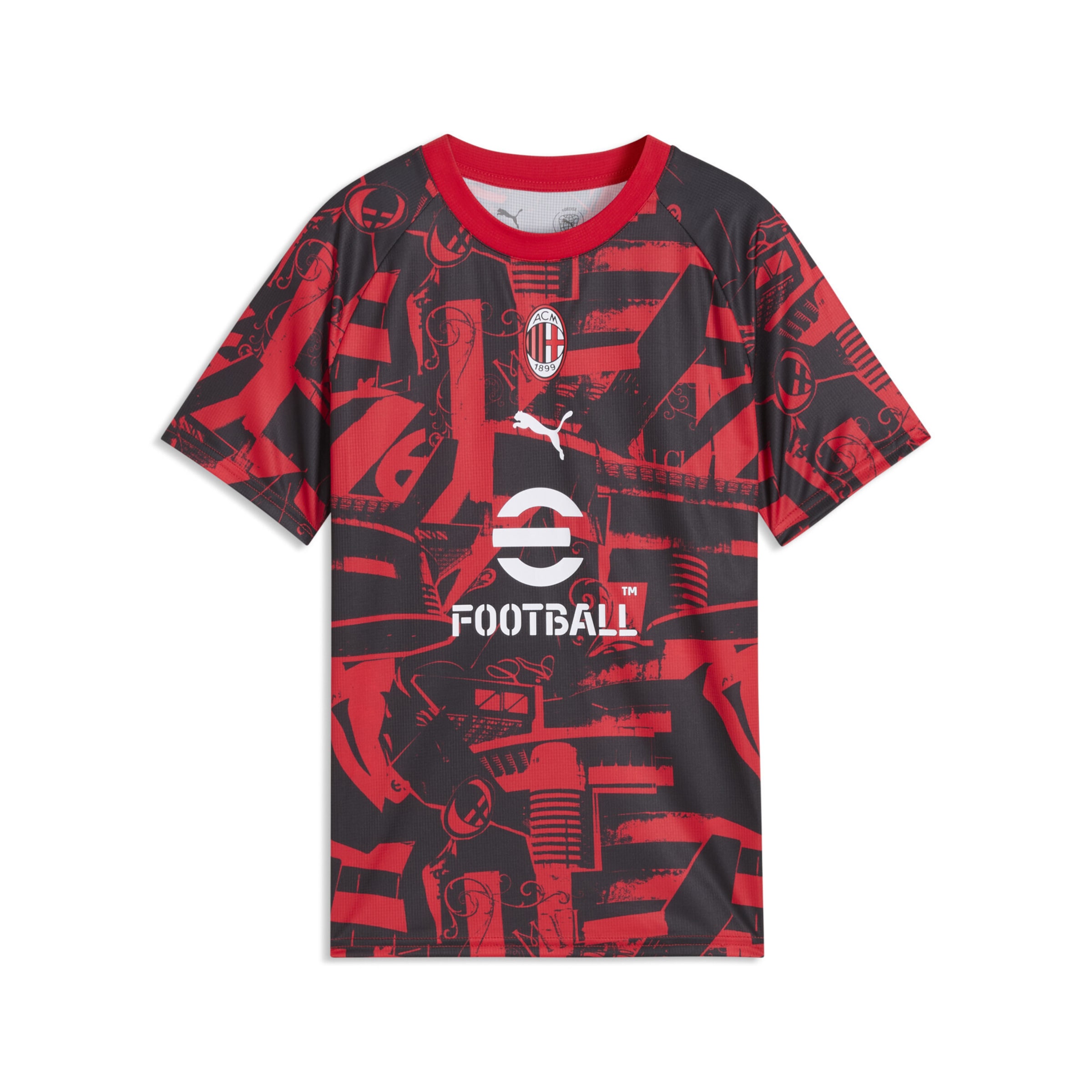 PUMA Performance Shirt 'AC Milan' in Red: front