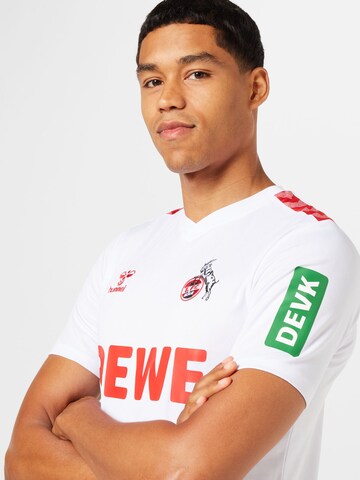 Hummel Funktionsskjorte 'FC Köln 23-24 Auswärts' i hvid
