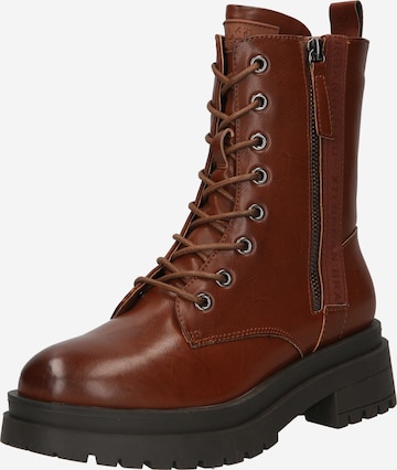 Xti Lace-up bootie in Brown: front