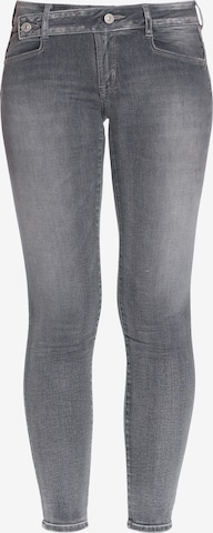 Le Temps Des Cerises Skinny Jeans 'PULPC' in Grijs: voorkant