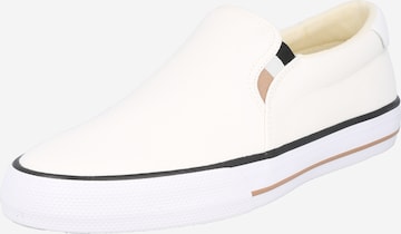 BOSS Orange Спортни обувки Slip On 'Aiden' в бяло: отпред