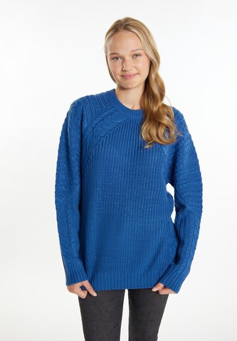 Pull-over 'Blonda' MYMO en bleu : devant