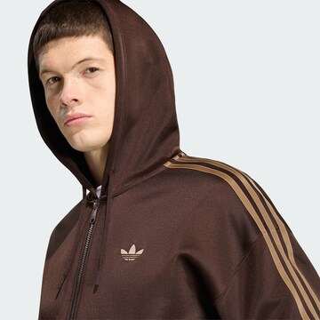 Veste de survêtement 'Adicolor' ADIDAS ORIGINALS en marron
