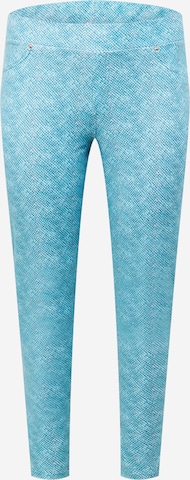 Michael Kors Plus Skinny Leggings 'SHIBORI' in Blauw: voorkant