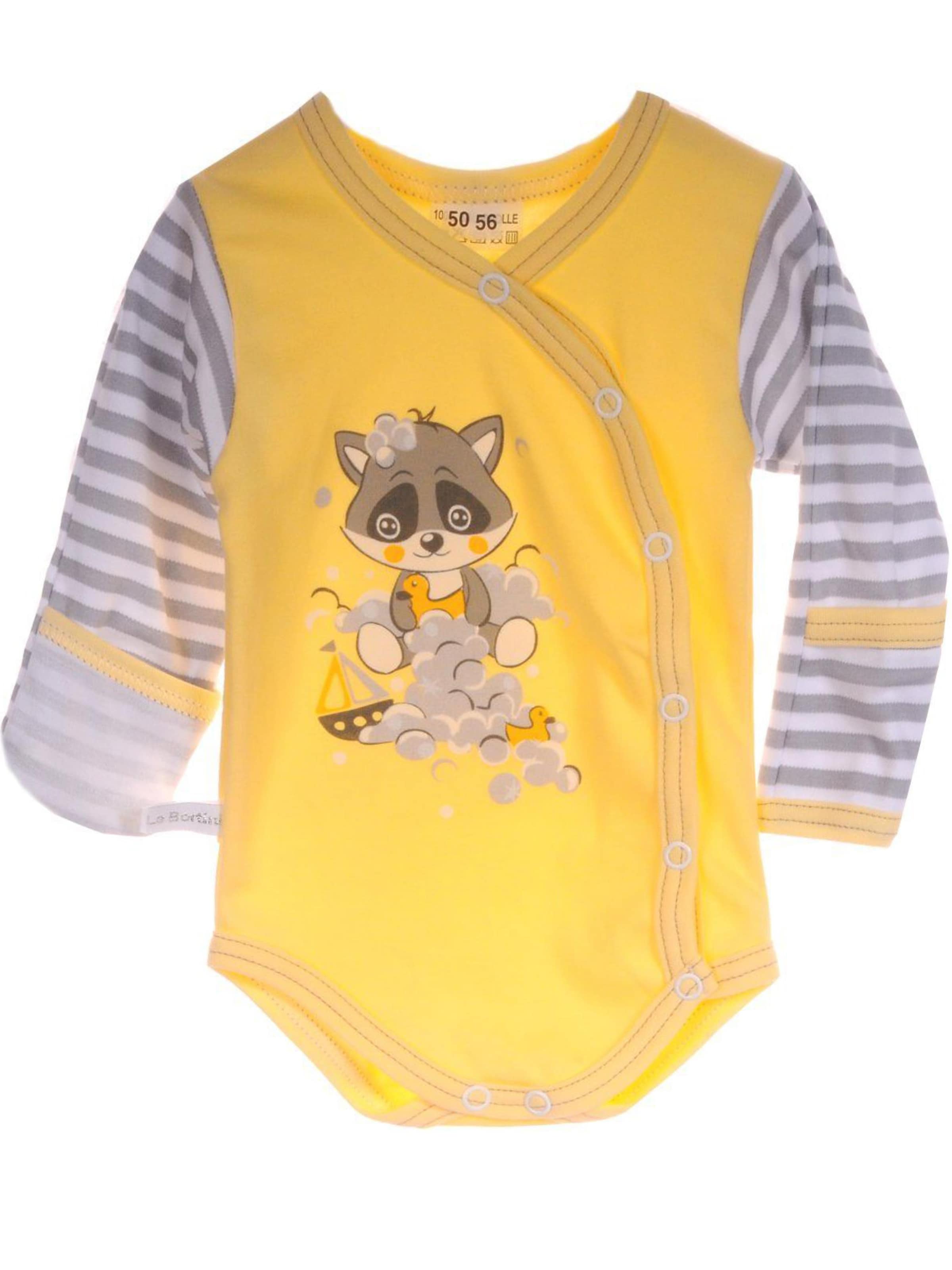 La Bortini Strampler/Body‌‌‌‌‌‌‌‌‌ in Gelb: Vorderseite