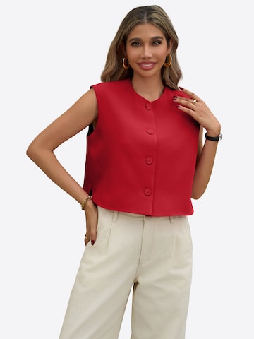 Imily Bela Жилет от костюма в Красный: спереди