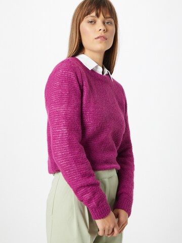 VERO MODA Sweter 'CASH' w kolorze różowy: przód