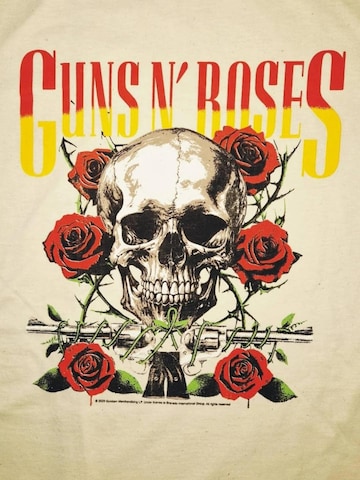 T-Shirt 'Guns N´Roses Rose Skull T-Shirt' GUNS N' ROSES en blanc