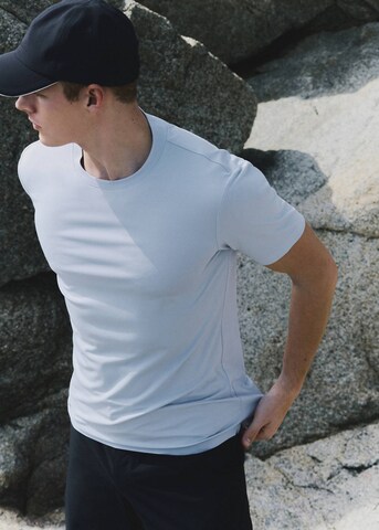 MANGO MAN Shirt in Blue