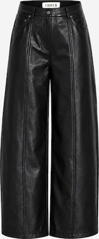 Wide leg Pantaloni 'Waida' di EDITED in nero: frontale
