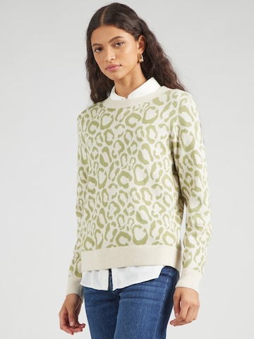 VILA Sweater 'VIRil' in Green: front