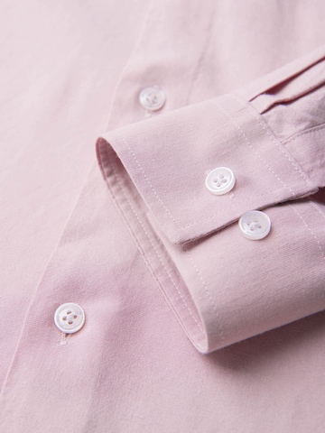 Coupe regular Chemise business Ombre en rose