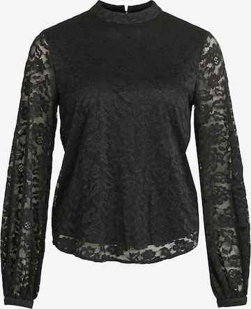 VILA - Blusa 'Primrose' em preto: frente