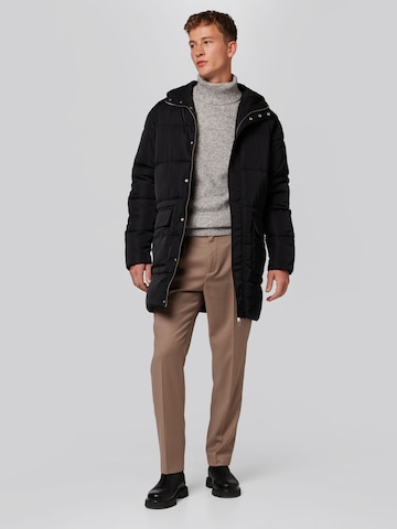 ABOUT YOU x Kevin Trapp Between-seasons coat 'Alex' in Black