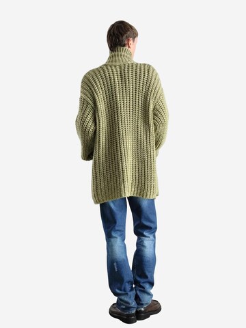 Giesto Knit cardigan in Green