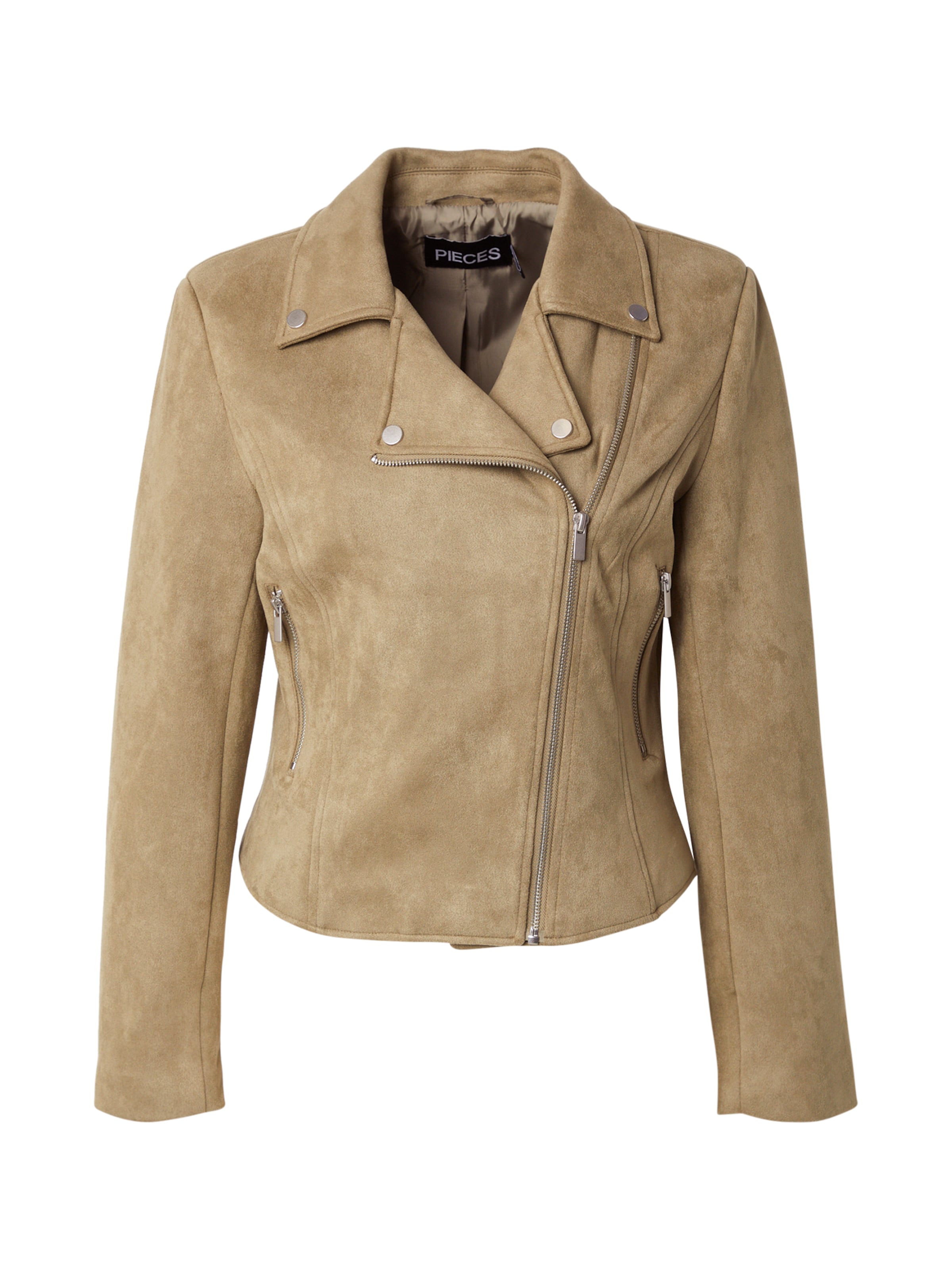 PIECES Between-season jacket 'PCBEMINDA' in Green: front