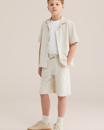 WE Fashion - regular Pantalón en beige