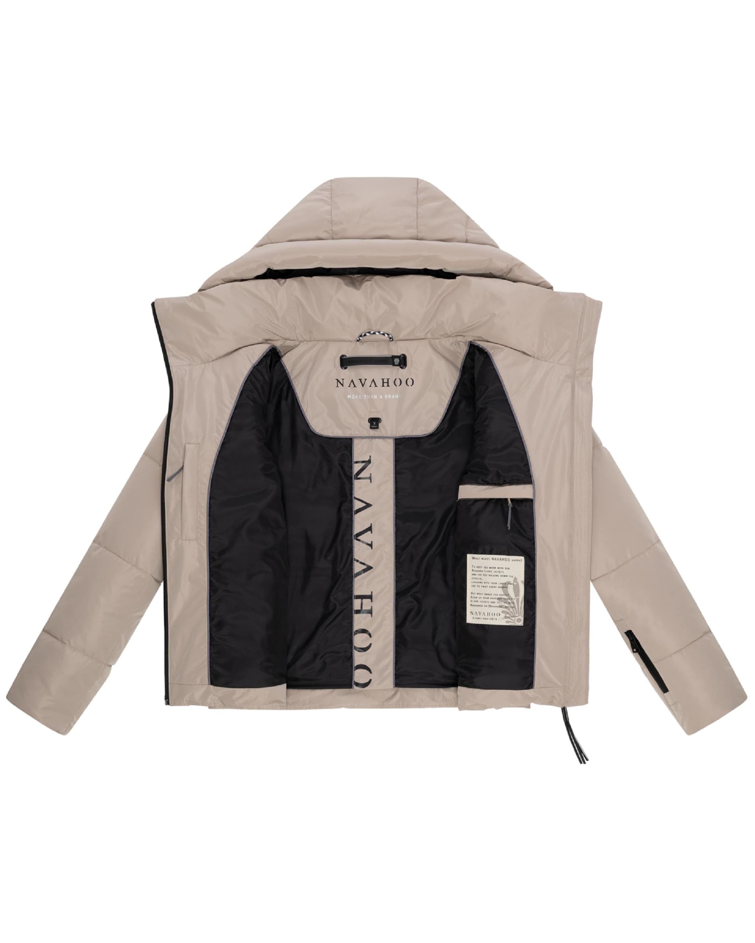 NAVAHOO Χειμερινό μπουφάν 'Frostherz XIV' σε μπεζ