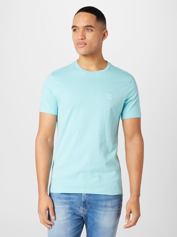 BOSS Orange T-Shirt 'Tales 1' in Blau: predná strana