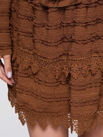 Ombre Kjol i brun