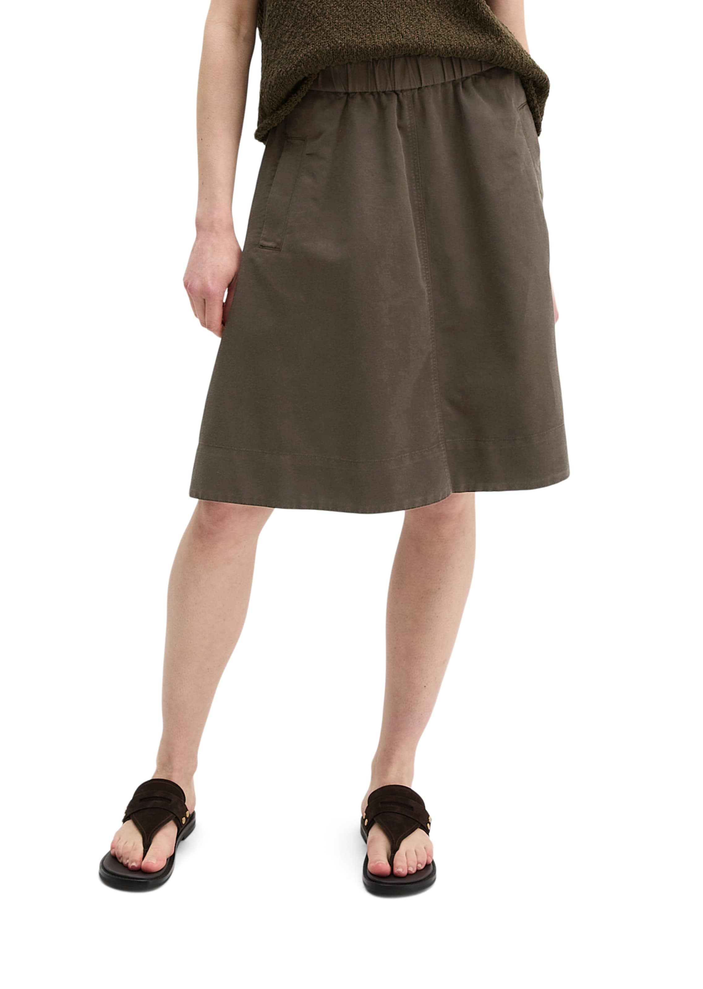 Marc O'Polo Rok in Grijs: voorkant