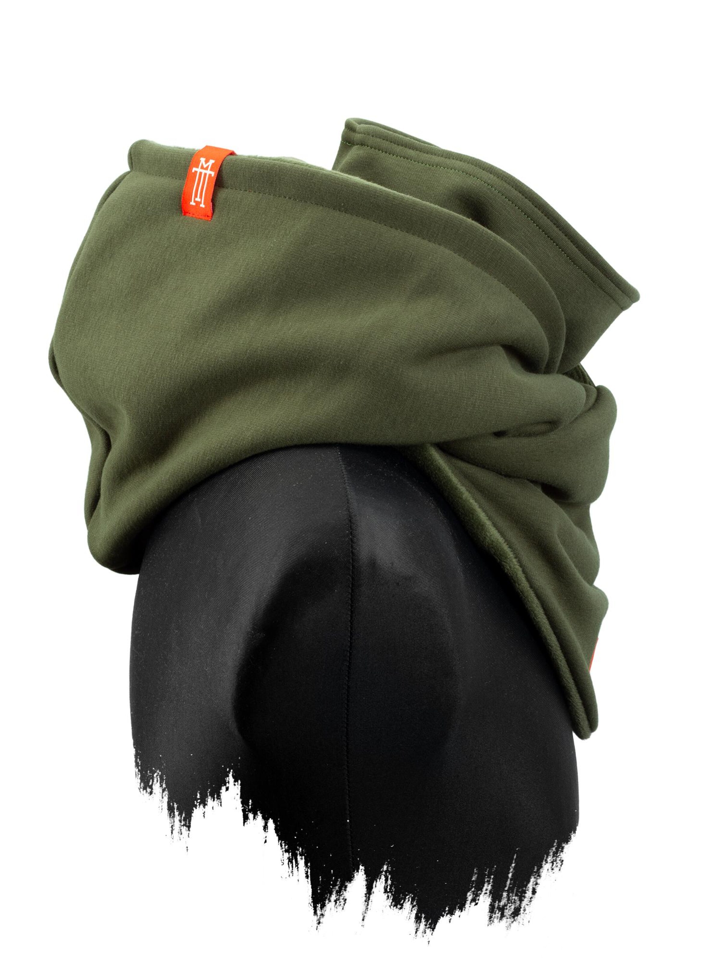 Manufaktur13 Scarf 'Hooded Loop' in Green