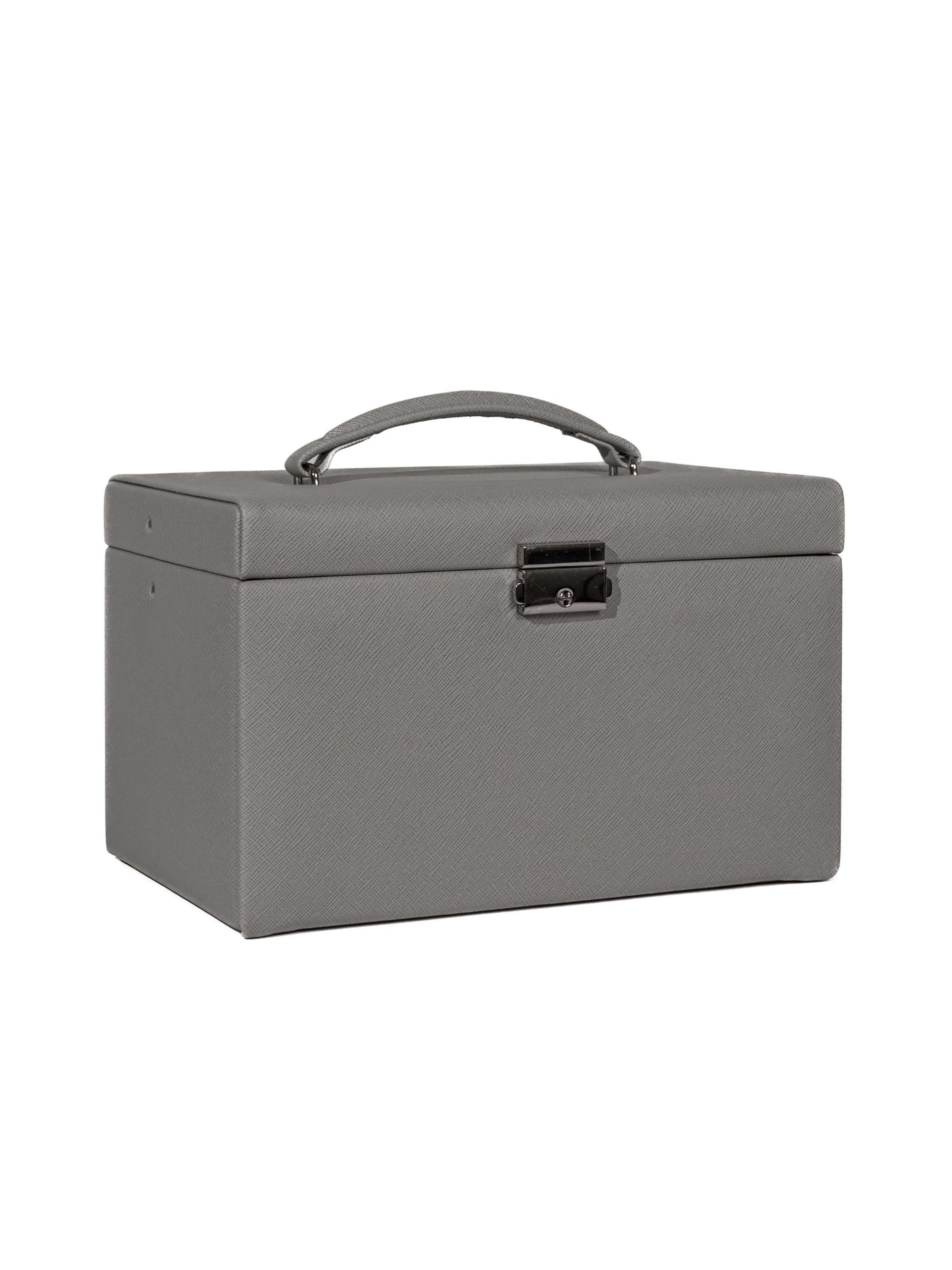 Boîte à bijoux 'JOLIE Schmuckkästchen - Kreuznarben Optik' Friedrich23 en gris