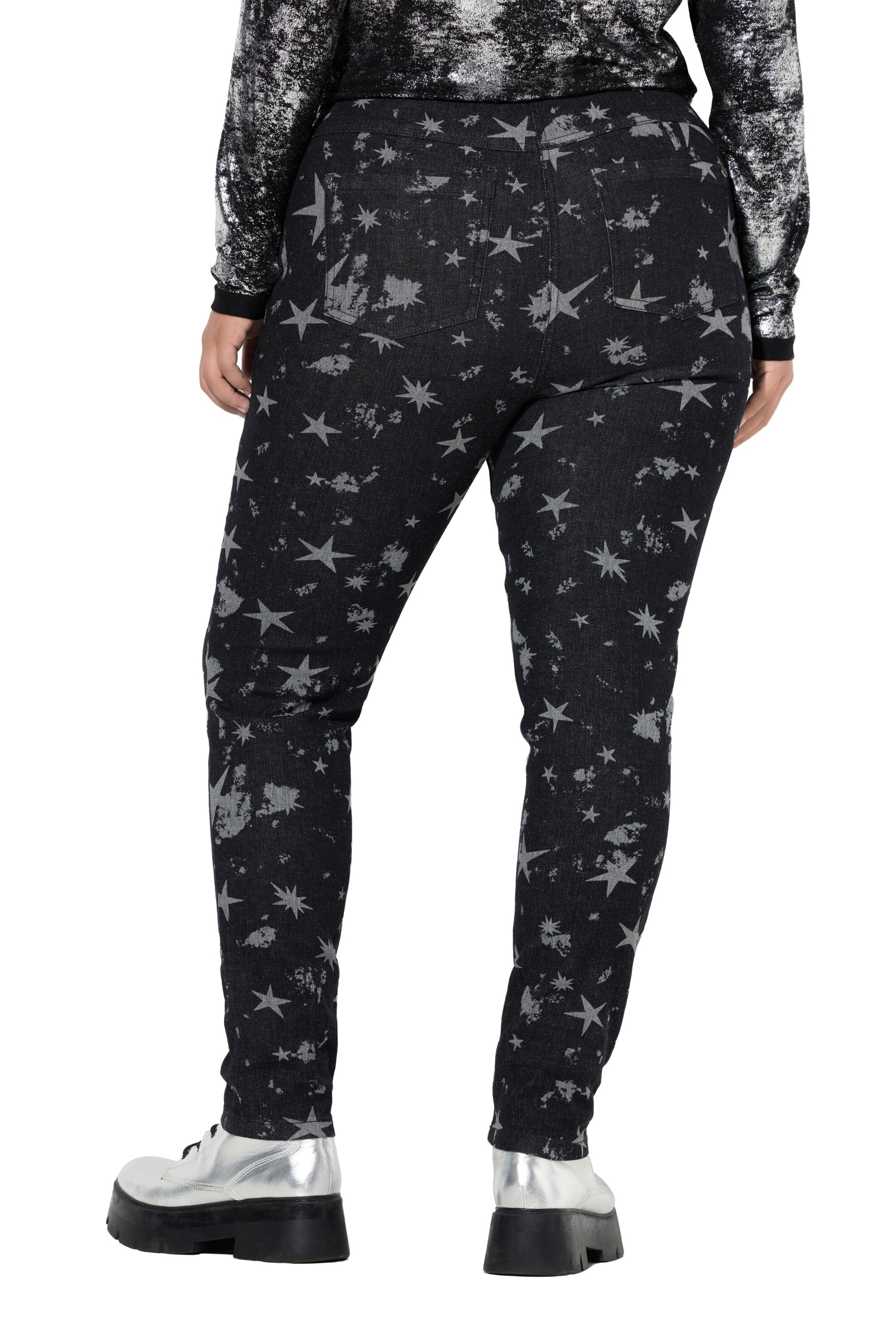 Angel of Style Slimfit Hose in Schwarz