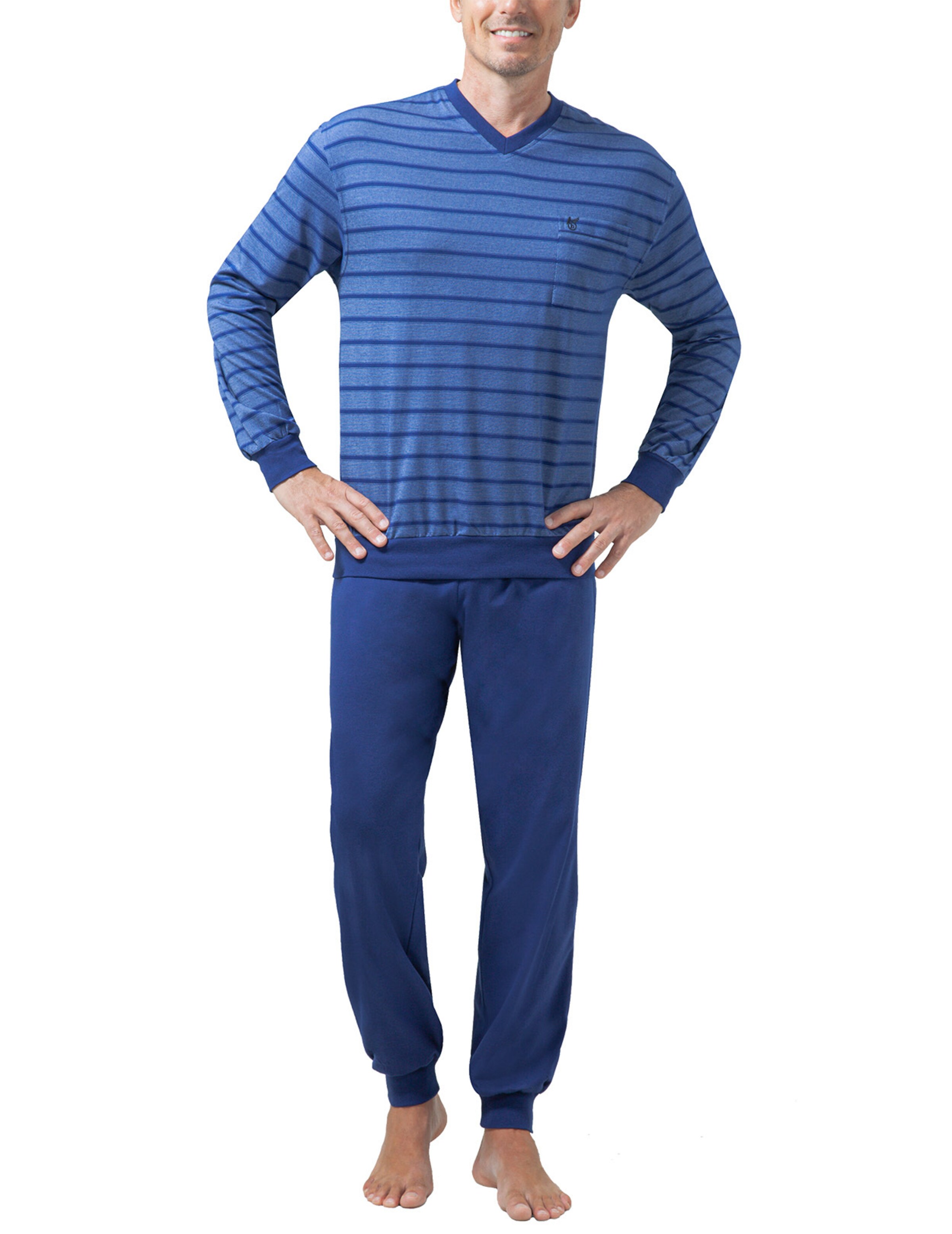 HAJO Pyjama in Blau