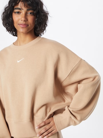 Nike SportswearSweater majica - bež boja