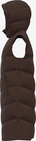 PIECES Vest 'Jamilla' in Brown