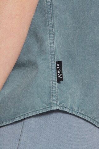 Harlem Soul Comfort Fit SO-NNY Kurzarmhemd in Blau
