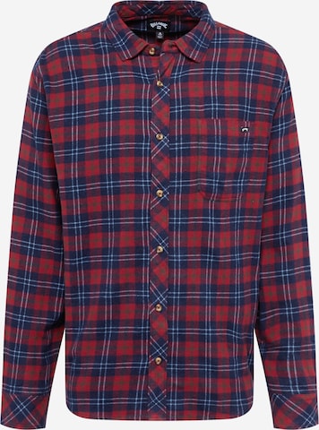BILLABONG Button Up Shirt 'Coastline' in Red: front