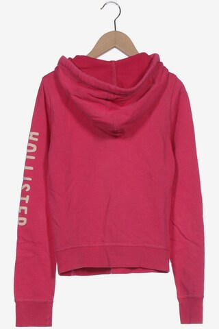 HOLLISTER Sweatshirt & Zip-Up Hoodie in S in Pink