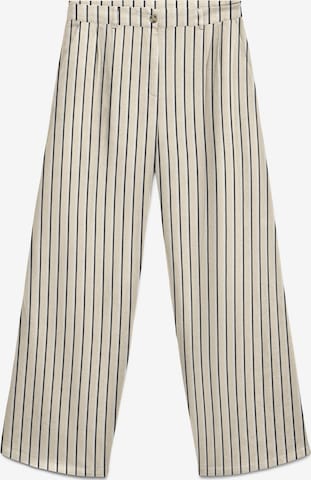 VERO MODA Pleat-Front Pants 'VMMYMILO NILA' in Grey: front