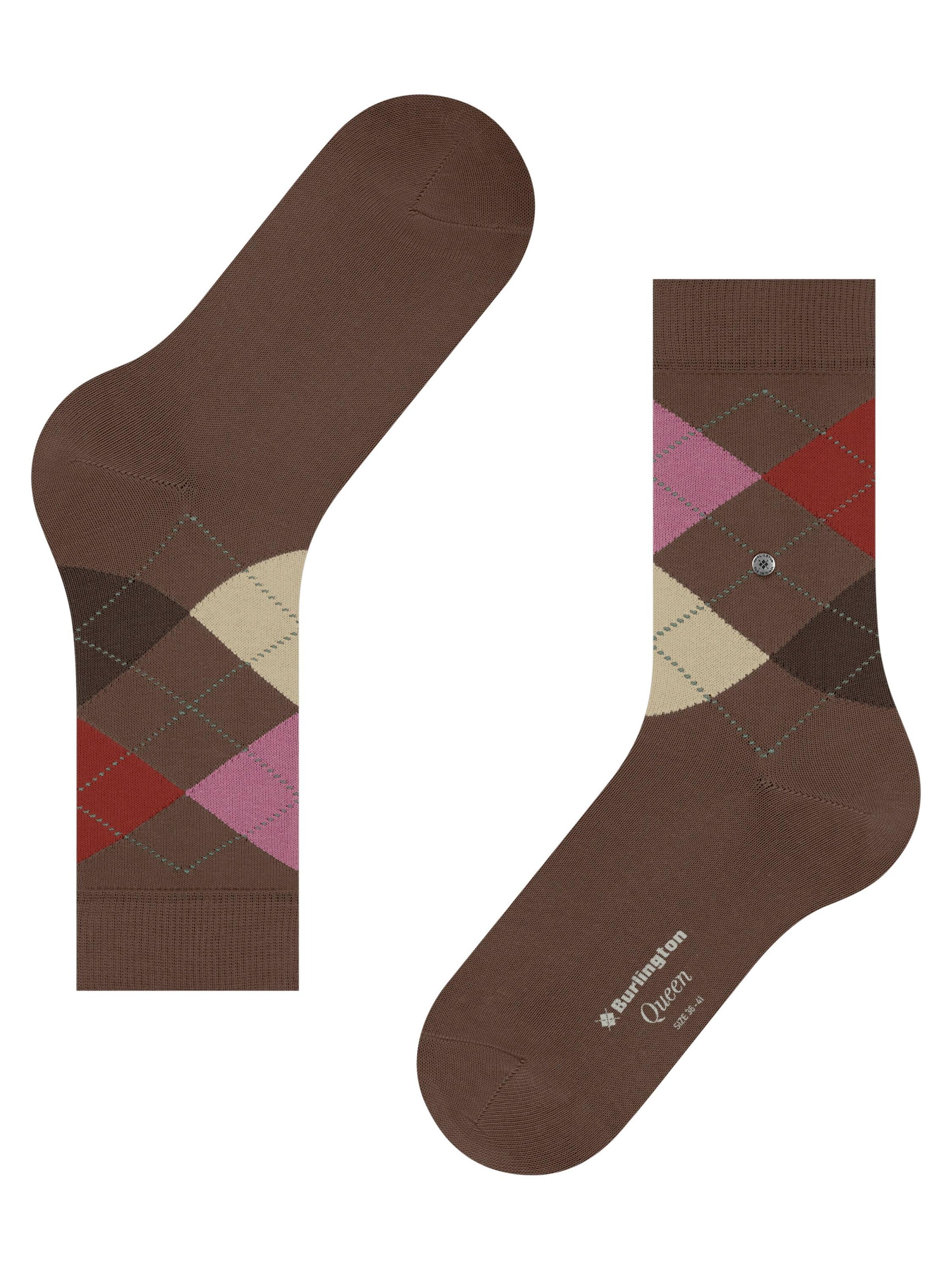 BURLINGTON Socken 'Queen'‌‌‌‌‌‌‌‌‌‌ in Braun