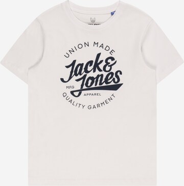 Jack & Jones Junior Shirt 'SIMON' in White: front